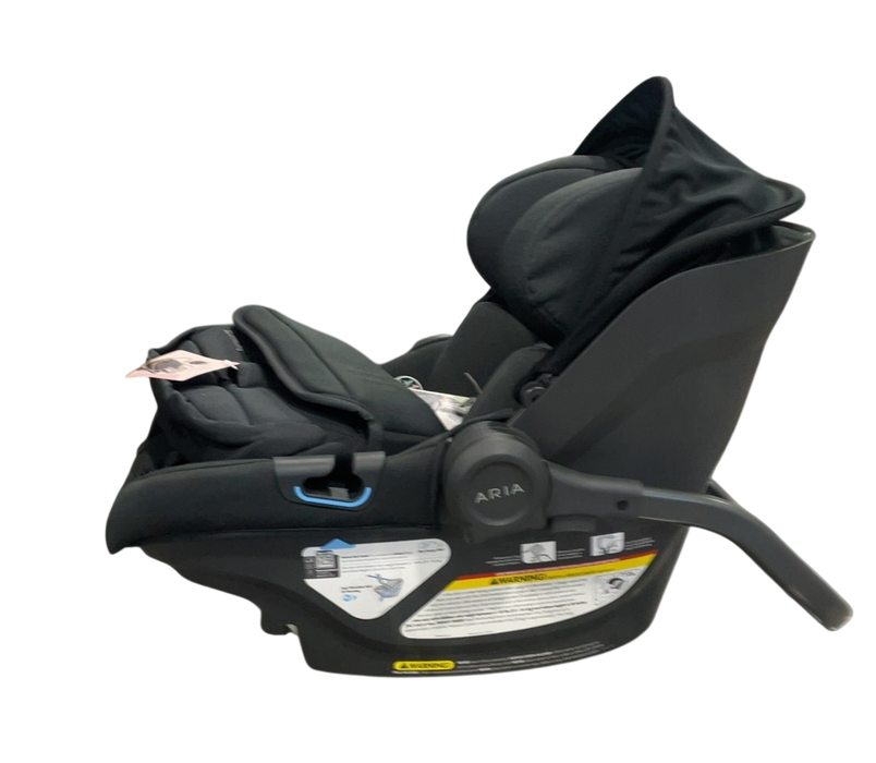 Shop UPPAbaby Aria V2 Infant Car Seat, 2025, Jake (Charcoal/Black Leather) at GoodBuy Gear