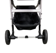 Shop Mockingbird Single to Double 2.0 Stroller, 2025, Silver With Penny Leather, Sky, Watercolor Drops at GoodBuy Gear