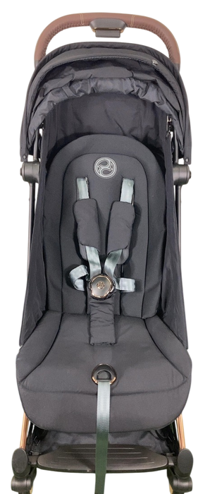 Shop Cybex Coya Stroller, 2023, Rose Gold, Sepia Black at GoodBuy Gear