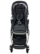 Shop Mockingbird Single to Double 2.0 Stroller, 2024, Black, Silver With Black Leather, Windowpane at GoodBuy Gear