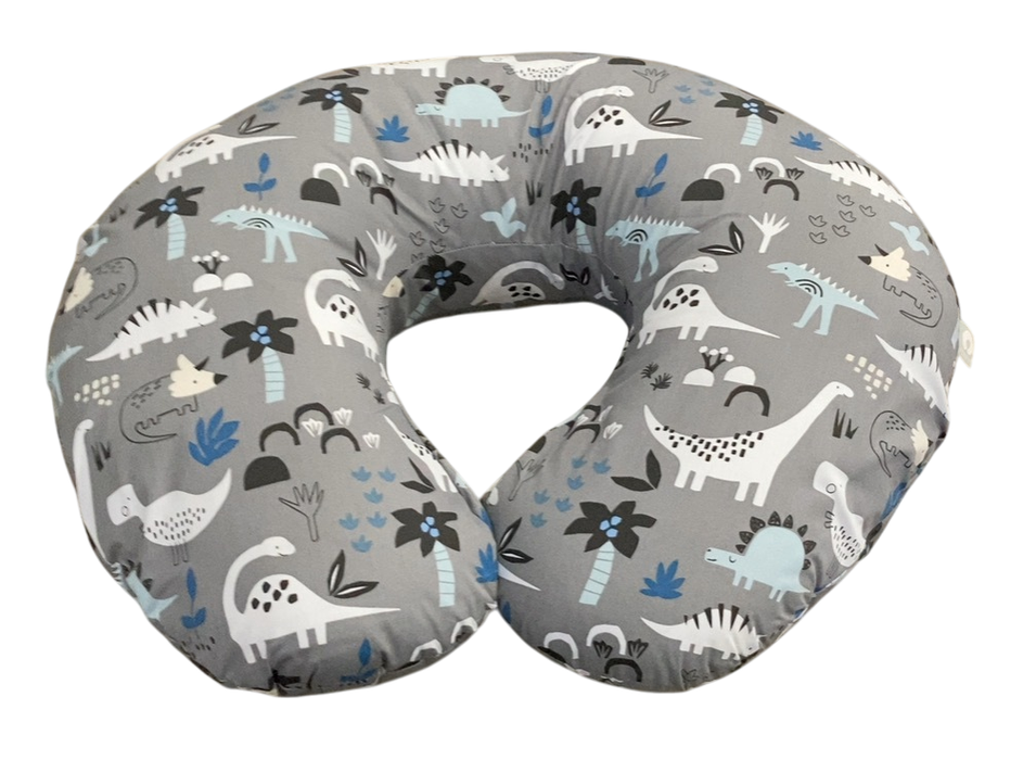 Shop Boppy Luxe Feeding and Infant Support Pillow, Grey Dinosaurs at GoodBuy Gear