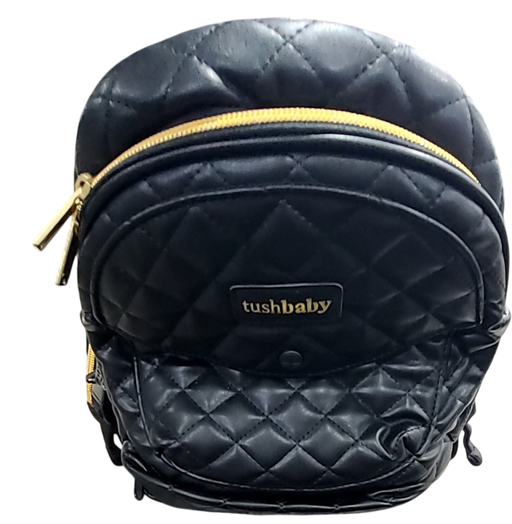 Shop TushBaby Hip Baby Carrier, Black Vegan Leather at GoodBuy Gear