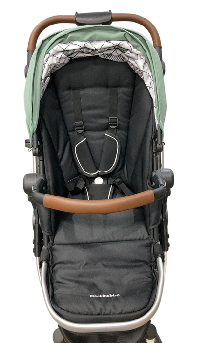 Shop Mockingbird Single 2.0 Stroller, 2025, Sage, Silver With Penny Leather, Windowpane at GoodBuy Gear
