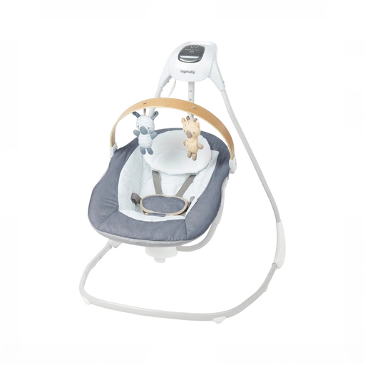 Shop Ingenuity Simple Comfort 2-in-1 Swing Rocker, Chambray at GoodBuy Gear