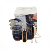 Shop Babymoov Duo Meal Station Food Maker XL Limited Edition, Marine Pink at GoodBuy Gear