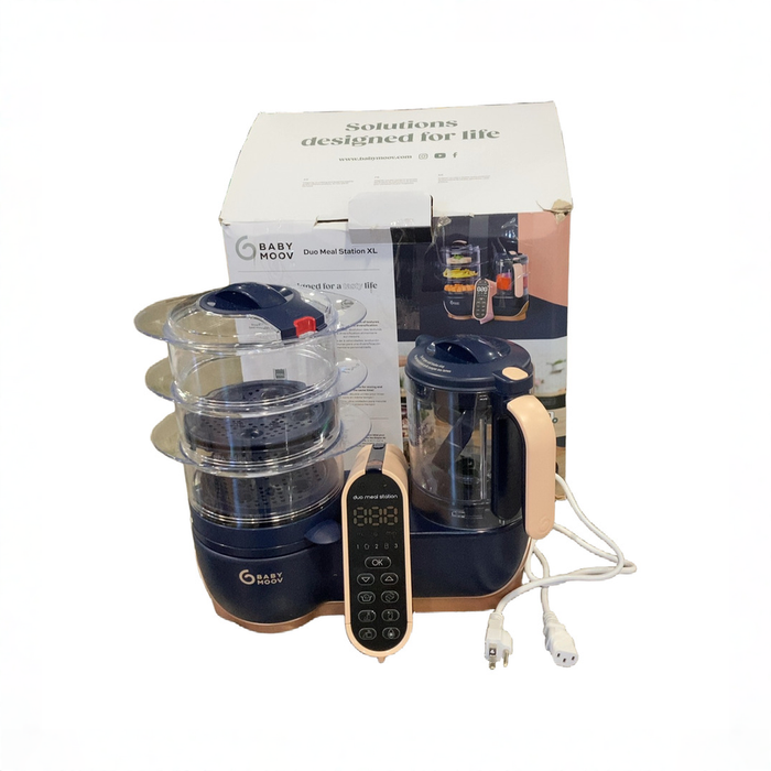 Shop Babymoov Duo Meal Station Food Maker XL Limited Edition, Marine Pink at GoodBuy Gear