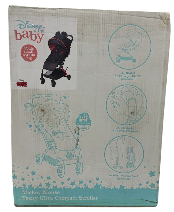 Shop Disney Baby Ultra Compact Single Stroller, 2021, Let's Go Mickey at GoodBuy Gear