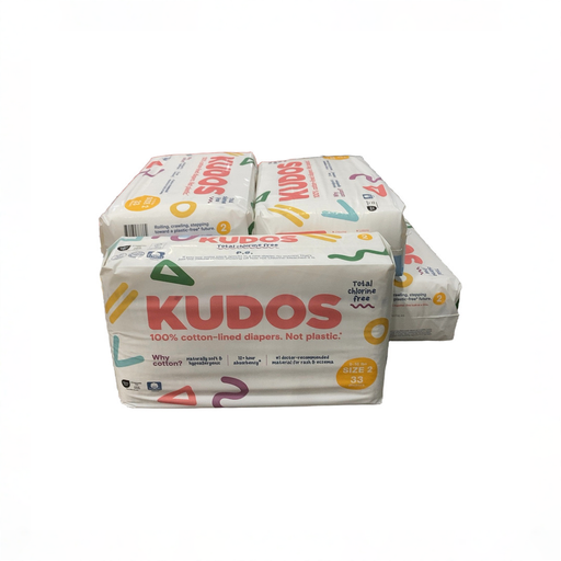 Shop Kudos Diapers, White, Size 2, 198 at GoodBuy Gear