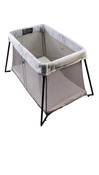 Shop BabyBjorn Travel Crib Light Bundle with Fitted Sheet, Silver at GoodBuy Gear