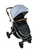 Shop Mockingbird Single 2.0 Stroller, 2025, Silver With Penny Leather, Sky, Watercolor Drops at GoodBuy Gear