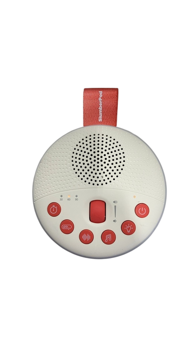 Shop SlumberPod SlumberCalm Portable Sound & White Noise Machine, White/Orange at GoodBuy Gear