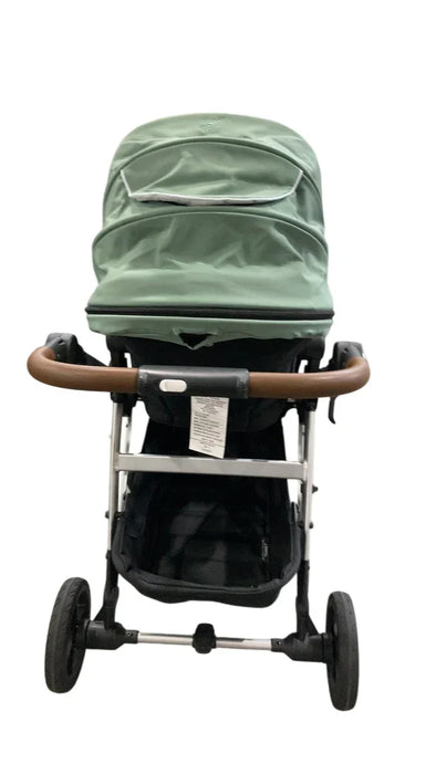 Mockingbird Single to Double 2.0 Stroller, Sage, Watercolor Drops, Silver With Penny Leather, 2025