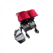 Shop Bugaboo Donkey 3 Duo Stroller, Aluminium, Grey Melange, red, unknown at GoodBuy Gear