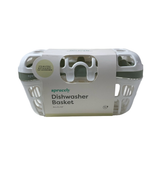 Shop Sprucely Dishwasher Basket, White/Sage at GoodBuy Gear