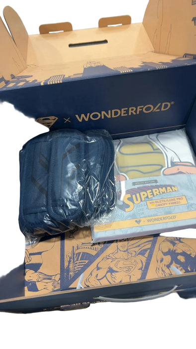 Wonderfold W4 Luxe Pro Stroller Wagon, 2025, Special Edition Superman