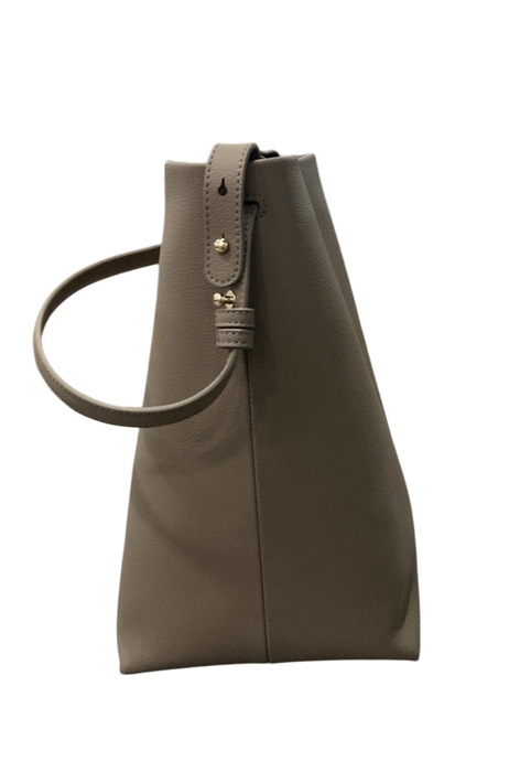 Shop Mina Baie Harlow Vegan Midi, Clay at GoodBuy Gear