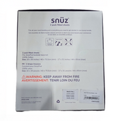 Shop DRAFT - Snuz 2 Pack Fitted Sheets, Cashmere/Cross at GoodBuy Gear