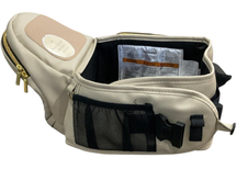 Shop TushBaby Hip Baby Carrier, Vegan Leather Cream at GoodBuy Gear