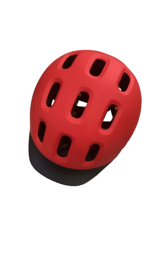 Shop Woom Ready Kids Helmet, Medium, Without Light, Woom Red at GoodBuy Gear
