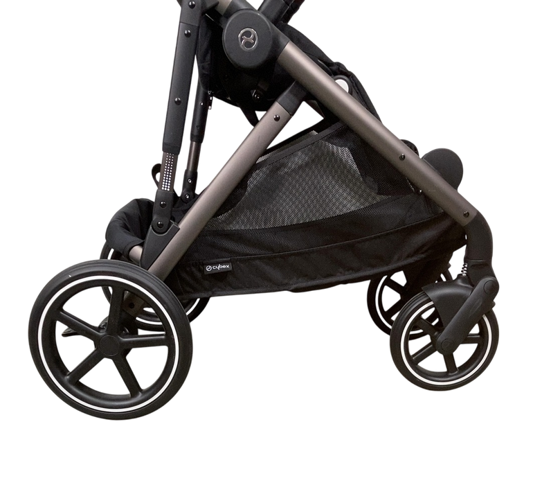 Shop Cybex Gazelle S Modular Stroller, 2024, Moon Black, Taupe Frame at GoodBuy Gear