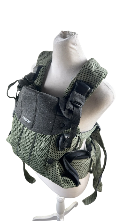 Shop BabyBjorn Baby Carrier Harmony, 3D Mesh, Dark Green at GoodBuy Gear