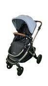 Shop Mockingbird Single 2.0 Stroller, Sky, Windowpane, Silver With Penny Leather, 2024 at GoodBuy Gear