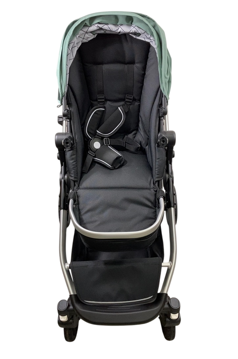 Shop Mockingbird Single to Double 2.0 Stroller, 2024, Sage, Silver With Penny Leather, Windowpane at GoodBuy Gear