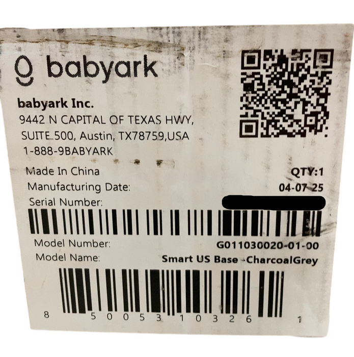 Shop Babyark Smart Base, Charcoal Grey, 2025 at GoodBuy Gear