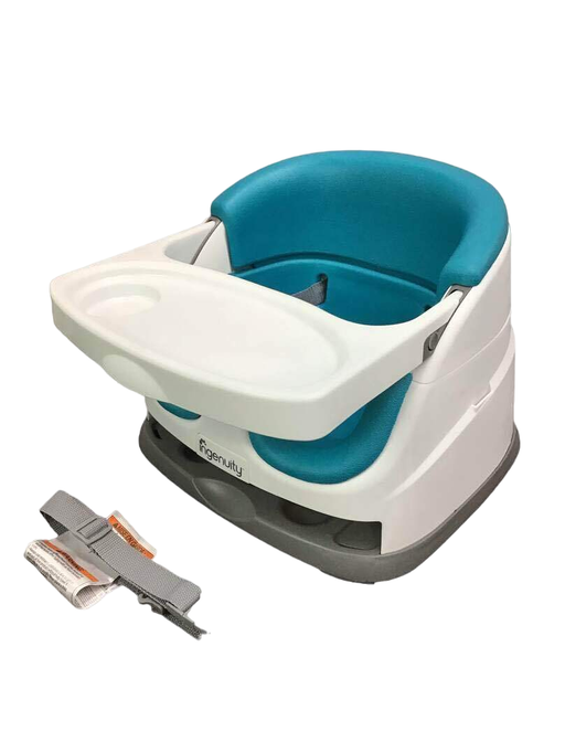 used Ingenuity Baby Base 2-in-1 Booster Seat, Peacock Blue