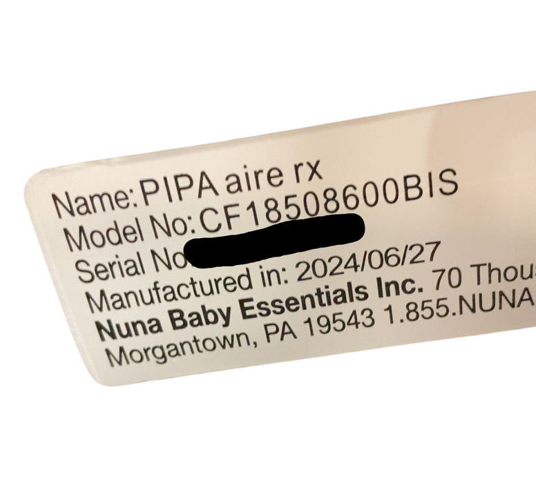 Shop Nuna Pipa Aire RX Infant Car Seat, 2024, Biscotti at GoodBuy Gear