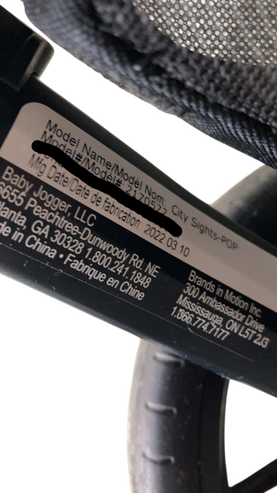 Shop Baby Jogger City Sights Stroller, 2022, Rich Black at GoodBuy Gear