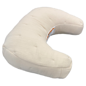 Shop Boppy Ergonomic Nursing Pillow, LUXE, Oatmeal Muslin at GoodBuy Gear