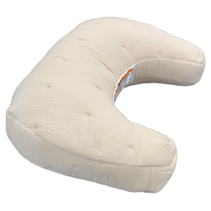 Shop Boppy Ergonomic Nursing Pillow, LUXE, Oatmeal Muslin at GoodBuy Gear