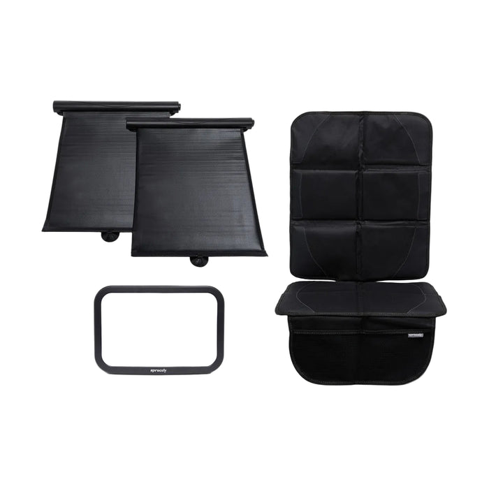 Sprucely Car Essentials Starter Kit, Black