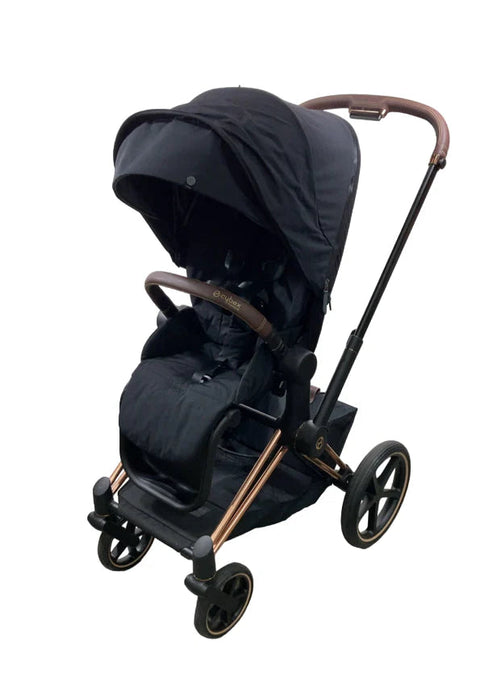 Cybex PRIAM Stroller, 2022, Deep Black, Rosegold