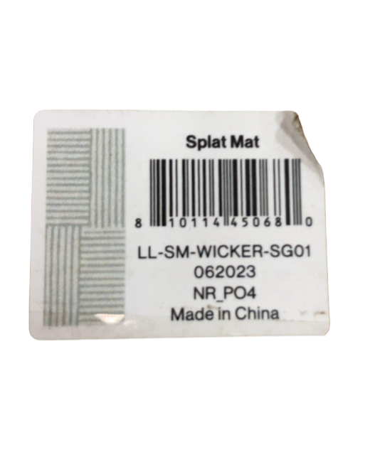 Shop Lalo Splat Mat, Sage Wickerwork at GoodBuy Gear