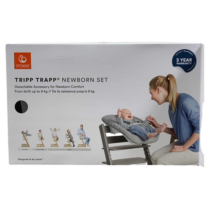 Shop Stokke Tripp Trapp Newborn Set, 2003+ Compatible, Anthracite at GoodBuy Gear