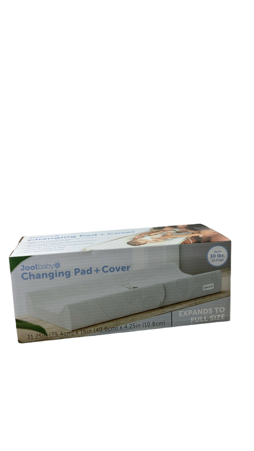 Jool Contoured Changing Pad and Cover White Pebble