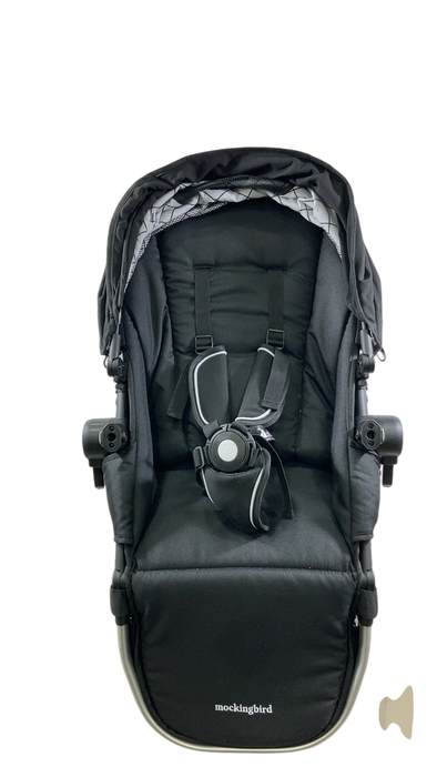 Shop Mockingbird 2nd Seat Kit 2.0, Black, Silver With Penny Leather, Windowpane at GoodBuy Gear