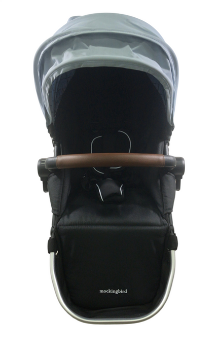Shop Mockingbird 2nd Seat Kit 2.0, Silver With Penny Leather, Sky, Windowpane at GoodBuy Gear