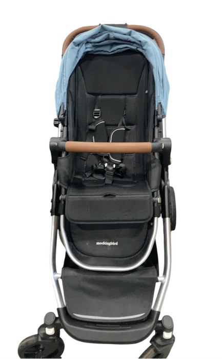Shop Mockingbird Single to Double 3.0 Stroller, 2025, Silver with Penny Leather, Stone Blue at GoodBuy Gear