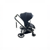 Shop DRAFT - Cybex E-PRIAM Electric Stroller, 2021, Chrome With Black Details, Deep Black, without Battery at GoodBuy Gear