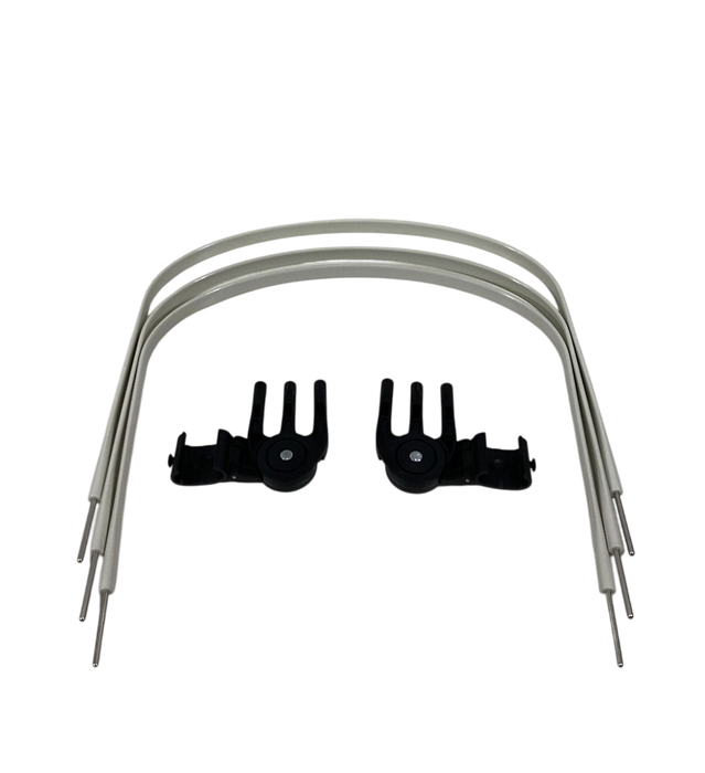 Shop Bugaboo Donkey 5 Duo Extension Set, 2024, Black Frame, Midnight Black, None, without Canopy at GoodBuy Gear