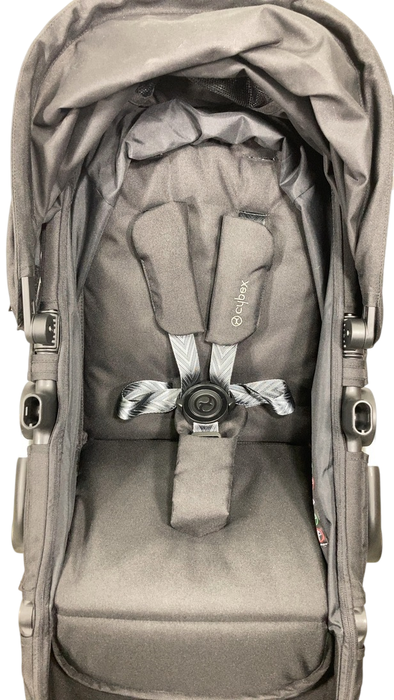 Shop Cybex Eos Stroller, 2024, Moon Black, Silver at GoodBuy Gear