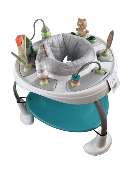 Ingenuity Spring & Sprout 2-in-1 Activity Center, Chambray