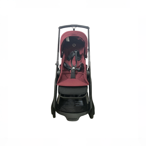 Shop Bugaboo Dragonfly Stroller, 2024, Black, Dark Cherry, Dark Cherry at GoodBuy Gear
