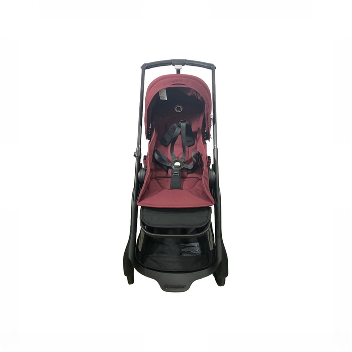 Shop Bugaboo Dragonfly Stroller, 2024, Black, Dark Cherry, Dark Cherry at GoodBuy Gear