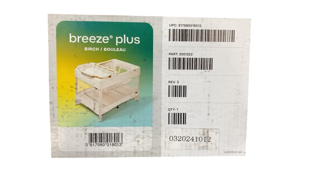 Shop 4moms Breeze Playard Plus, 1045, Birch at GoodBuy Gear