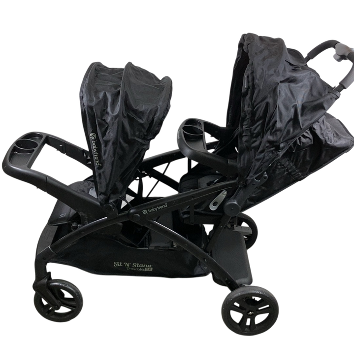 Shop Baby Trend Sit N' Stand Double 2.0 Stroller, 2024, Madrid Black at GoodBuy Gear