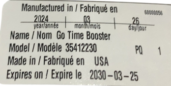 Shop Evenflo GoTime No Back Booster Car Seat, 2024, Static Black at GoodBuy Gear